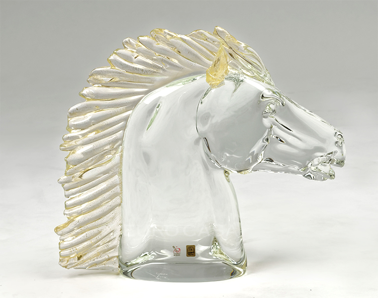 馬の置物 | ヴェネチアングラス製 | 高級輸入家具専門店 EURO CASA 